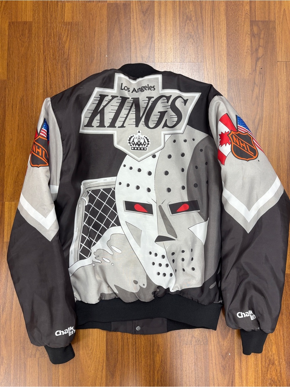 Vintage Los Angeles Kings Chalk Line Fanimation Jacket Size M NHL Hockey